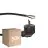 Multipack 50x Noxion Power Supply Cable Black - Schuko Europlug + Open Ends - 5m - 3 pole 0,75mm2